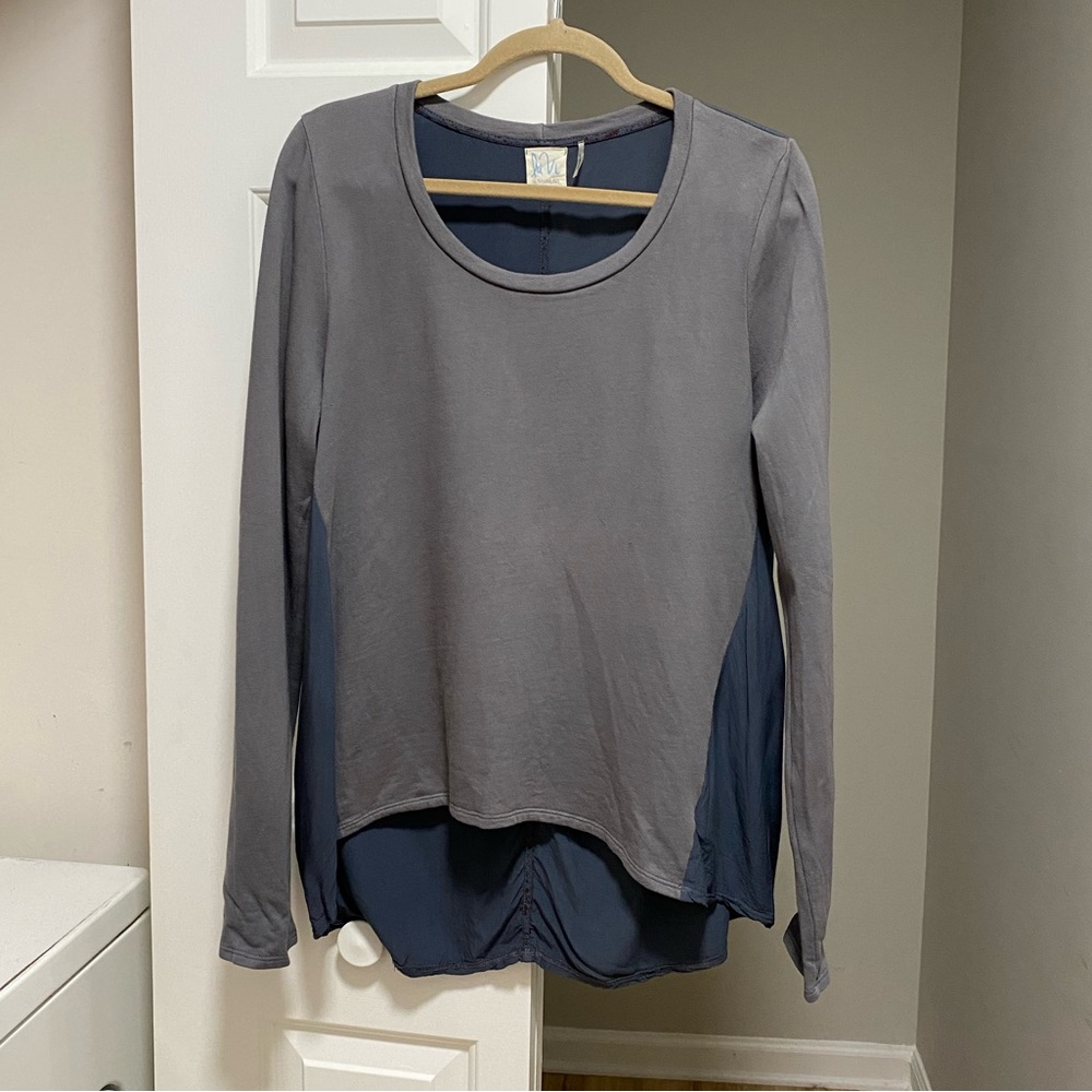 Anthropologie Mixmade Sweatshirt Top Gray - Picture 6 of 8
